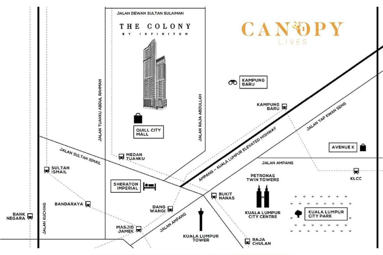 Апартаменты The Luxe & The Colony, Klcc Куала-Лумпур Экстерьер фото